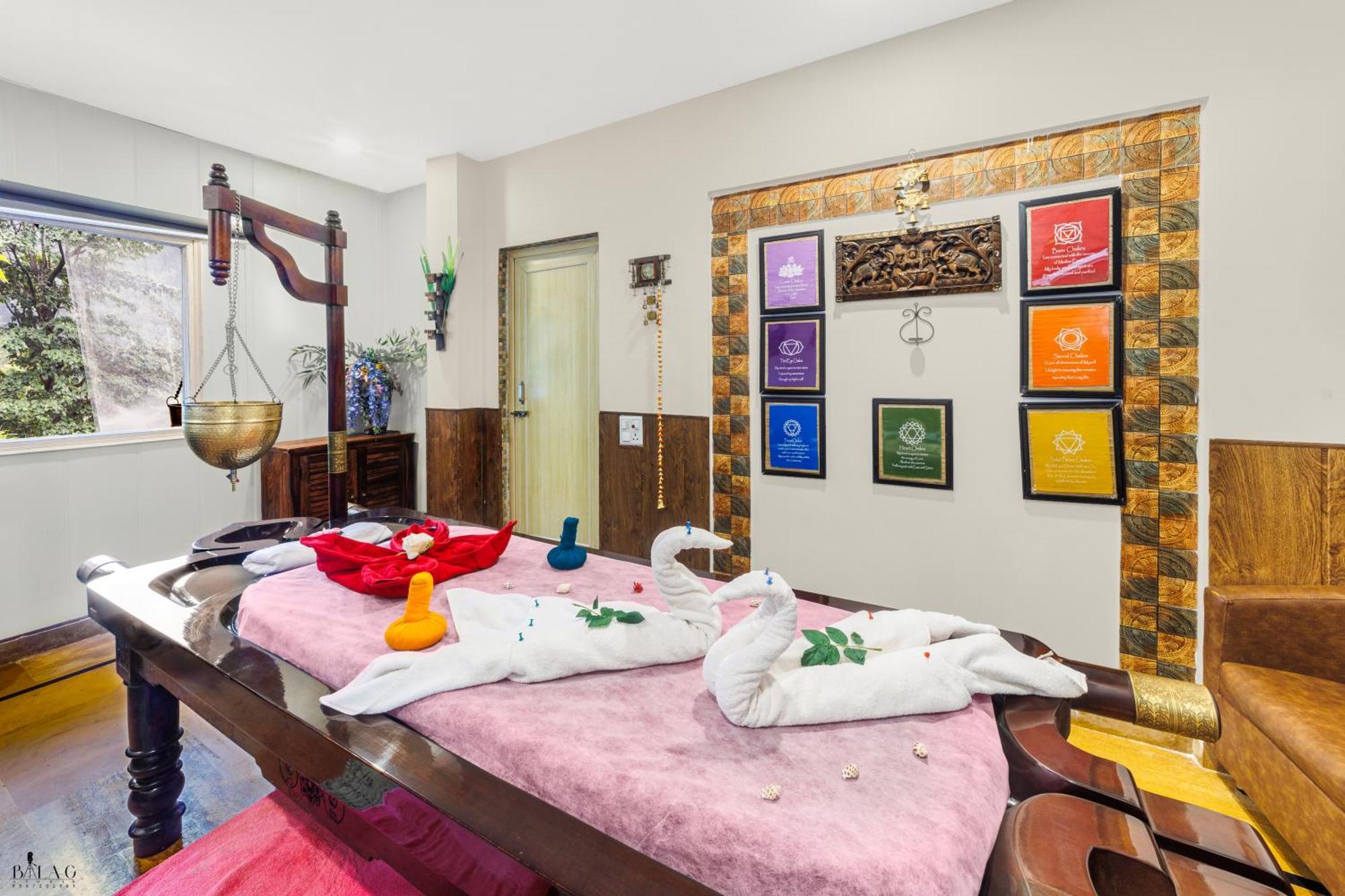 Veda5 Ayurveda & Yoga Retreat Hotel Risikés Kültér fotó