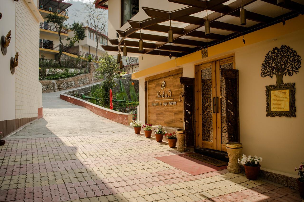 Veda5 Ayurveda & Yoga Retreat Hotel Risikés Kültér fotó